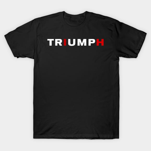 Mens Triumph Maga Usa Patriotic T-Shirt by Stick Figure103